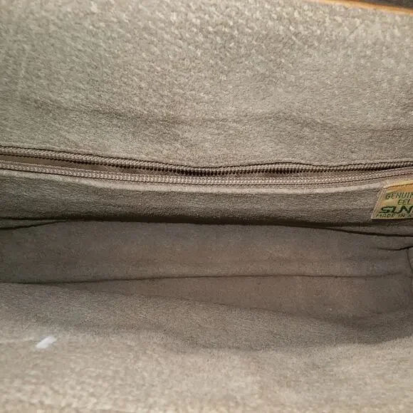 Vintage 80s Sunco 100% Genuine EEL crossbody bag - Picture 6 of 9